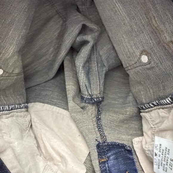 Judy Blue Boyfriend Fit Distressed Jeans Women’s 27 Stretch Raw Hem 5/27 - Picture 4 of 13